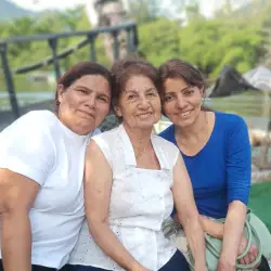Foto de Madalena, Adriana e Andrea